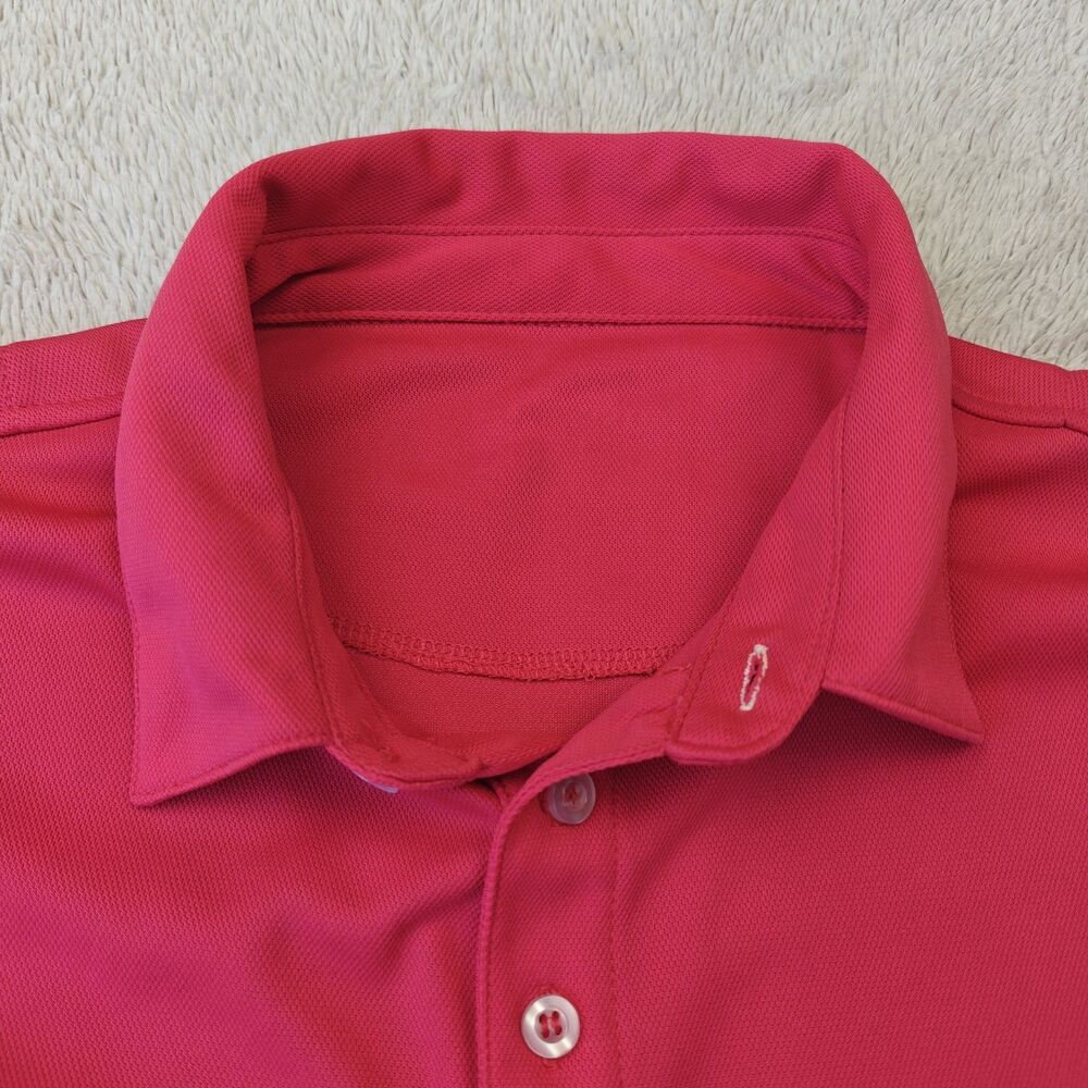 Johnnie-O Prep Performance Polo Shirt Men's XL Watermelon Pink Golf Shirt - Picture 3 of 10